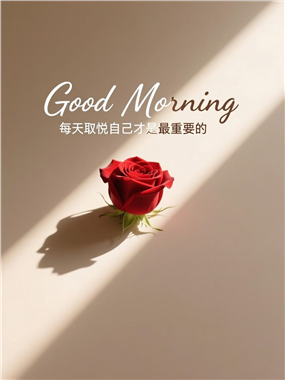 治愈系早安一句话说说图片